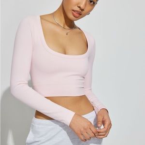 NWOT PINK GARAGE LONG SLEEVE